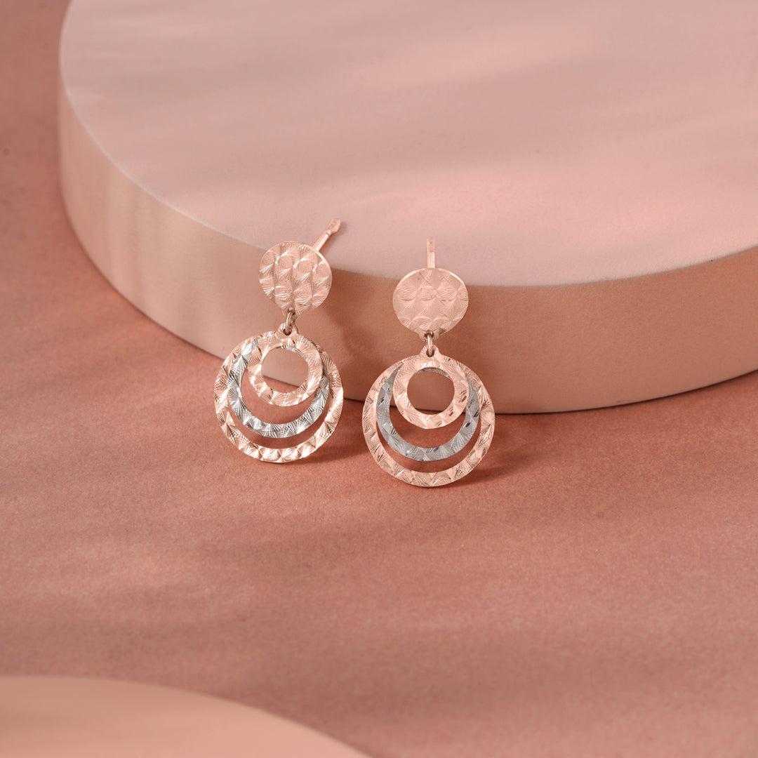 Orbelle Charm Drops & Dangler Gold Earring