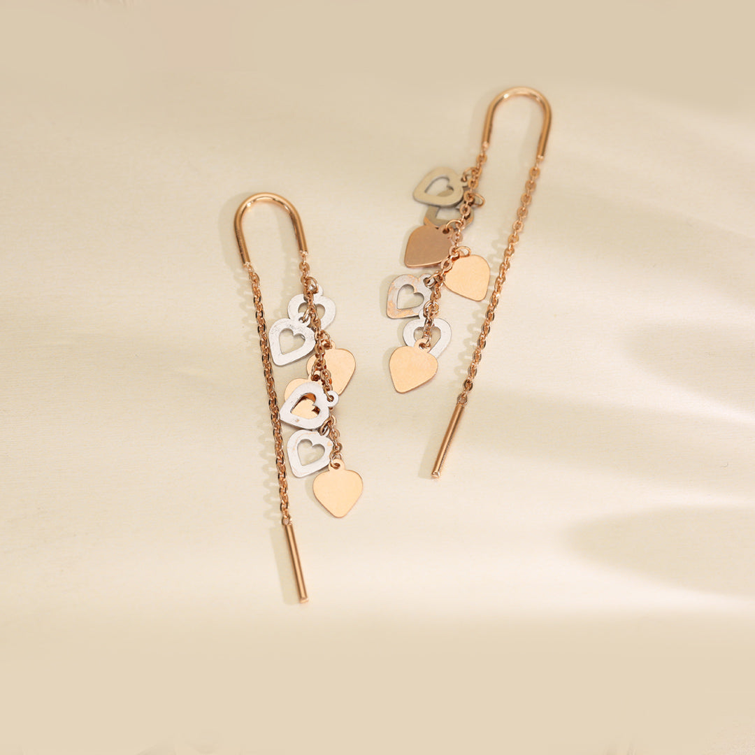 modern love sui dhaga gold earrings