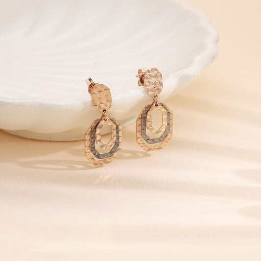 Dew Charm Drops & Dangler Gold Earrings