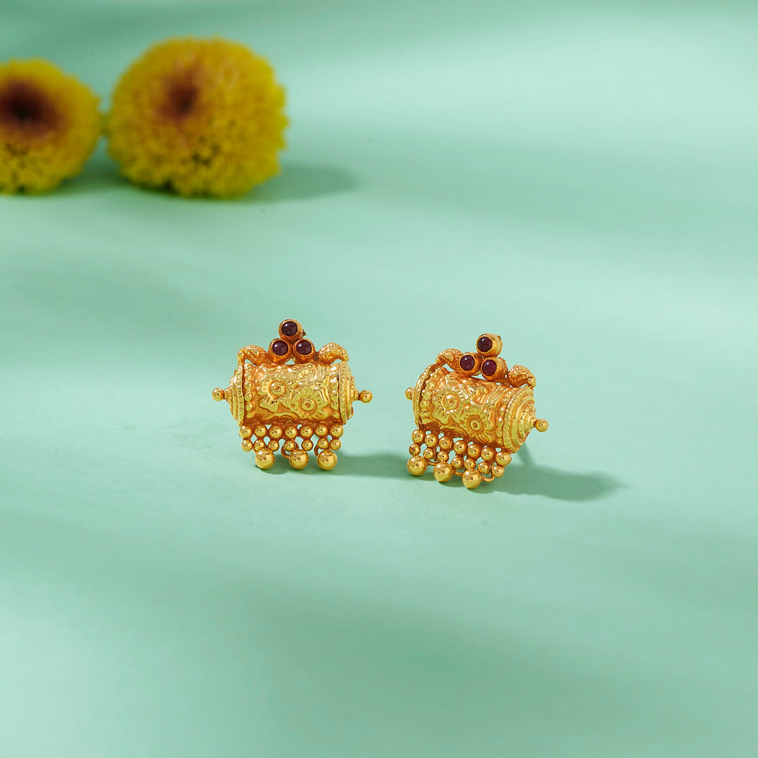 Rajeshwari Studs Gold Earrings for Women