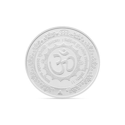 5 gms Ganesha Om Silver Coin