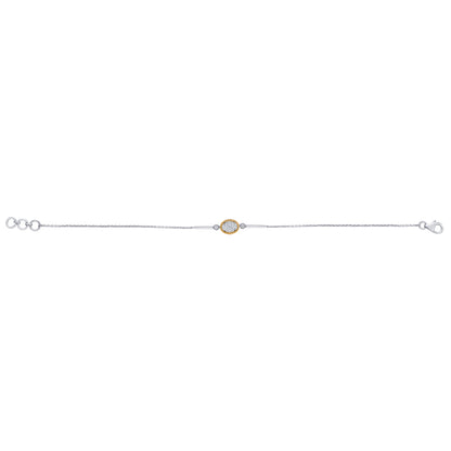 Trinkle Charm Gold & Diamond Flexible Bracelet