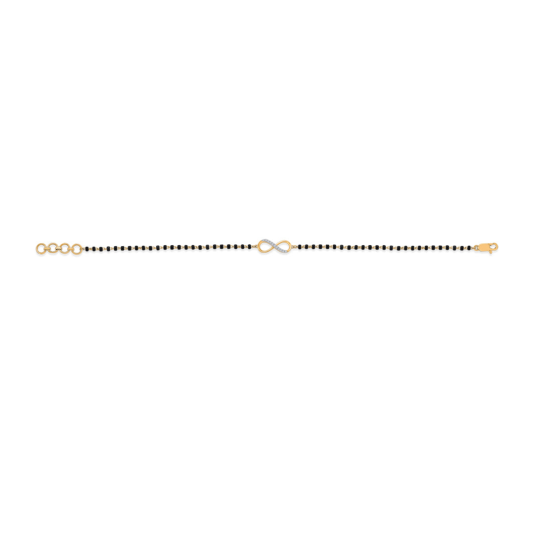 everlasting unity gold & diamond ladies bracelet for women