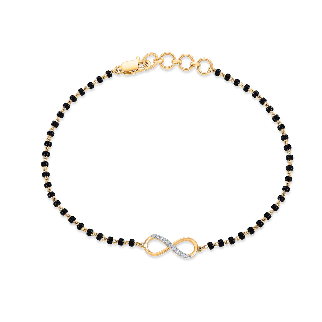 everlasting unity gold & diamond ladies bracelet for women