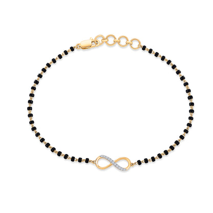 Everlasting Unity Gold & Diamond Ladies Bracelet for Women