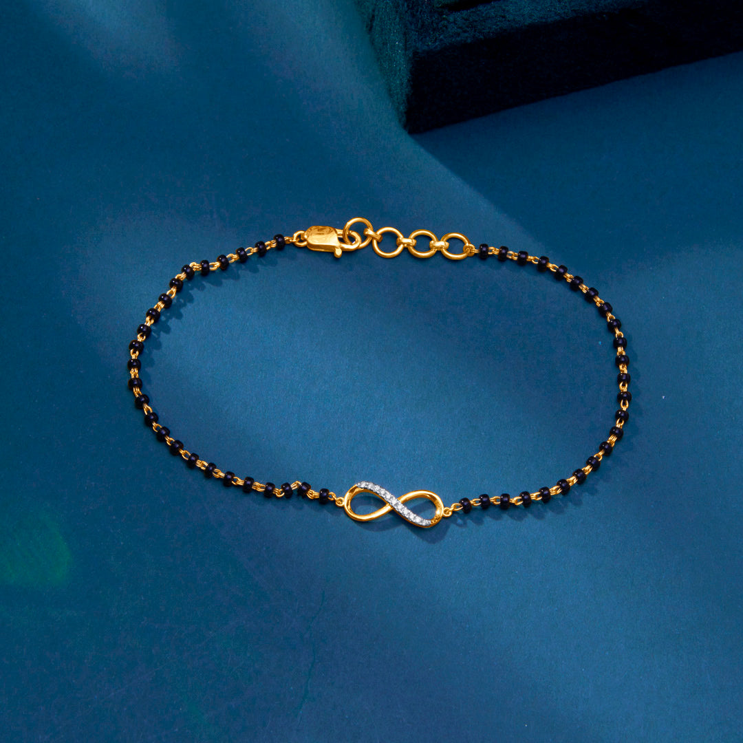 everlasting unity gold & diamond ladies bracelet for women