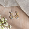 Vortex Gold & Diamond Drops & Dangler Earring For Women