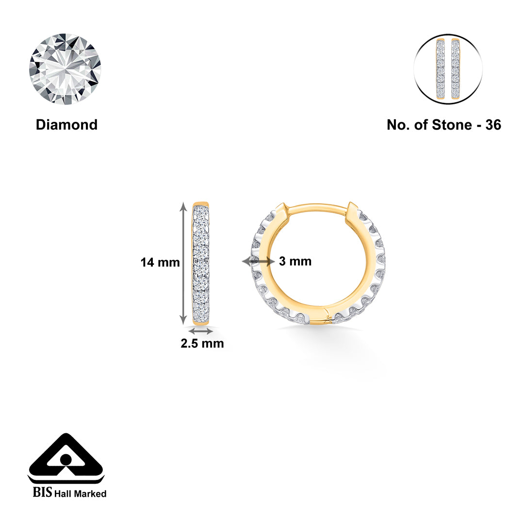 opal gold & diamond hoops & huggies earring for women