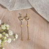 NoorLine Gold & Diamond Drops & Dangler Earring