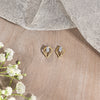 Nova Gold & Diamond Stud Earring For Women