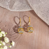 Whirl Bloom  Gold & Diamond Jhumka Earring