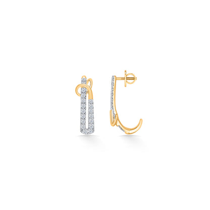 Liora Trail Gold & Diamond Hoops & Huggies Earring