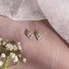 Delta Gleam Gold & Diamond Stud Earring