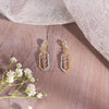 Geometric Glow Gold & Diamond Drops & Dangler Earring For Women