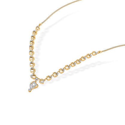 Round Reverie Gold & Diamond Short Necklace