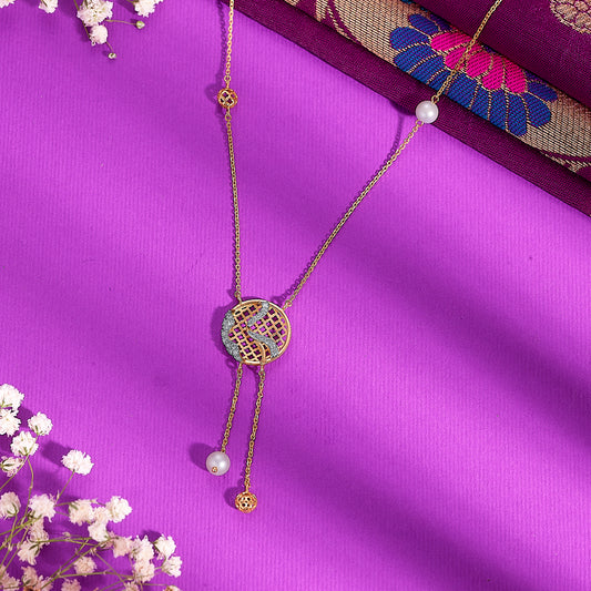 Lux Gold & Diamond Multi Layered Necklace For Women