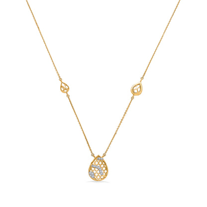 Drop of Dawn Gold & Diamond Modern Mangalsutra