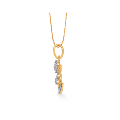 Elysian Fleur Gold & Diamond Classic Pendant