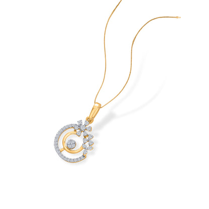 Elysian Fleur Gold & Diamond Classic Pendant