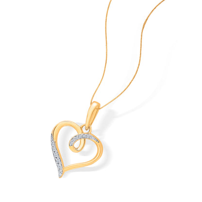Heart Desire Gold & Diamond Pendant for Women