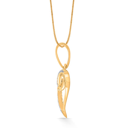 Heart Desire Gold & Diamond Pendant for Women
