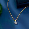Whispers of Light Gold & Diamond Pendant for Women
