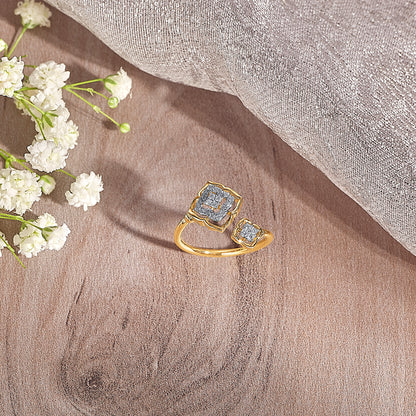 Vesper Gold & Diamond Fashion Ring For Women