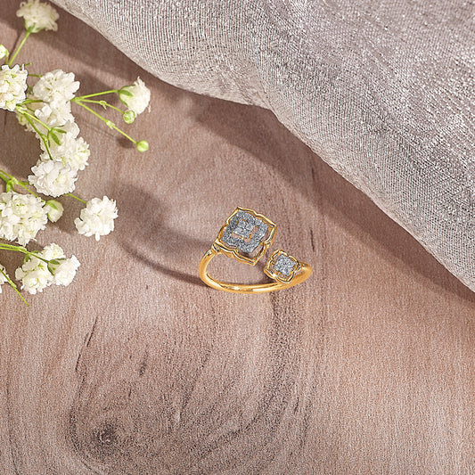 Vesper Gold & Diamond Fashion Ring For Women