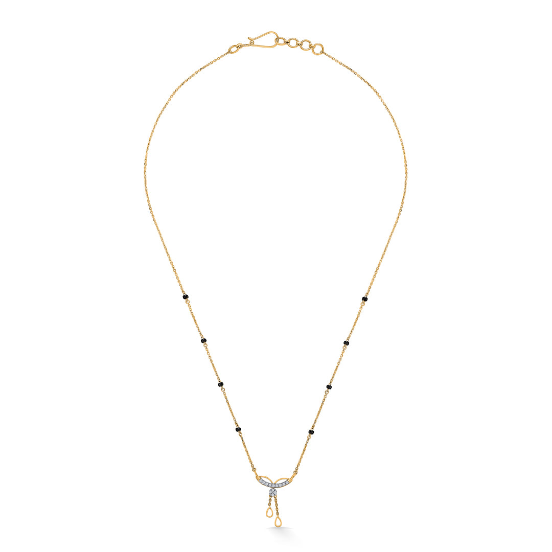 Modern Gold & Diamond Modern Mangalsutra For Women
