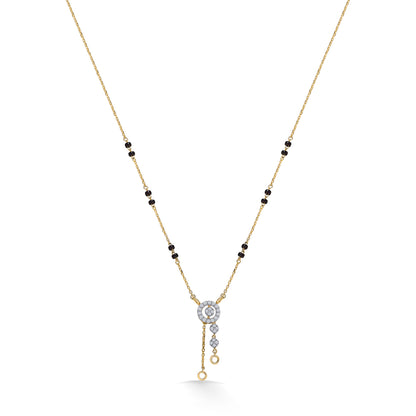 Dhaara Shine Gold & Diamond Modern Mangalsutra