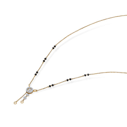 Dhaara Shine Gold & Diamond Modern Mangalsutra