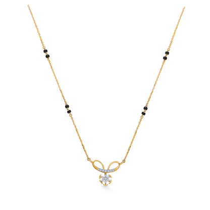 Blossom Bond Gold & Diamond Modern Mangalsutra