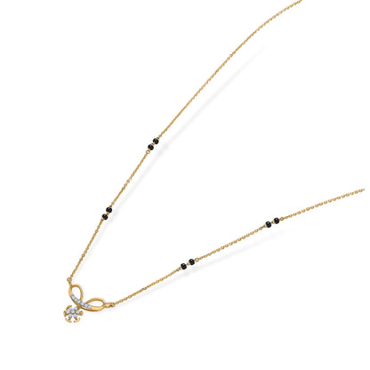 Blossom Bond Gold & Diamond Modern Mangalsutra