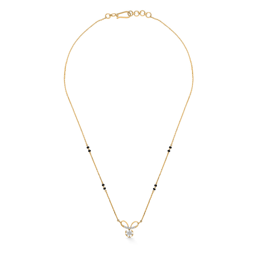 Blossom Bond Gold & Diamond Modern Mangalsutra