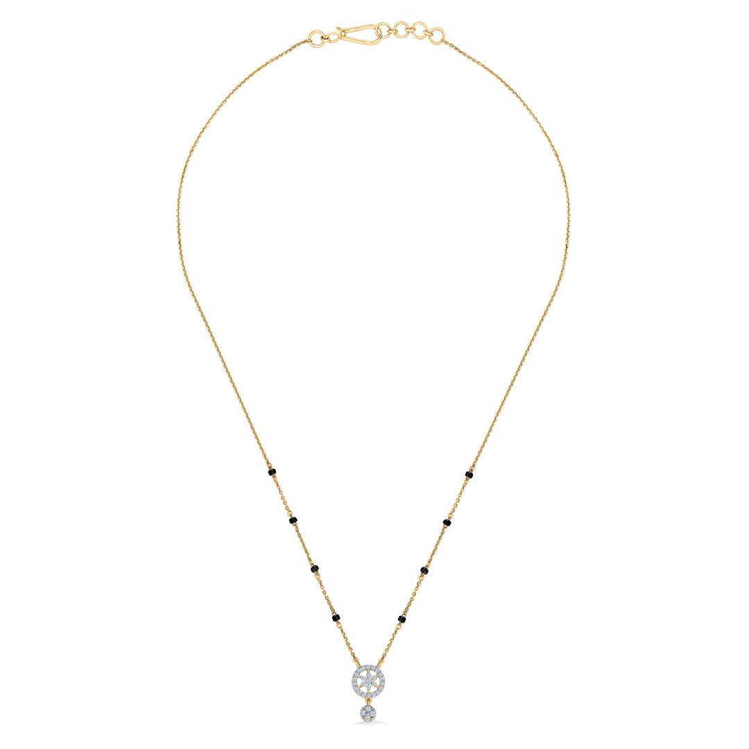 Circle of Faith Gold & Diamond Modern Mangalsutra