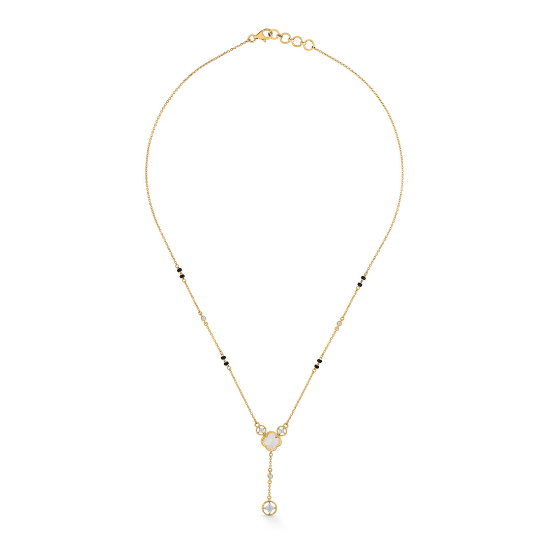 Arista Glow Gold & Diamond Modern Mangalsutra for Women