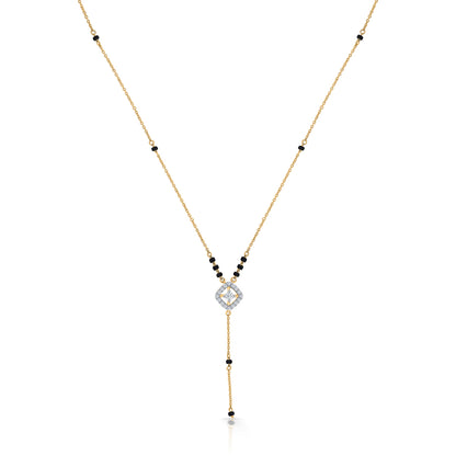 Urban Knot Gold & Diamond Modern Mangalsutra for Women