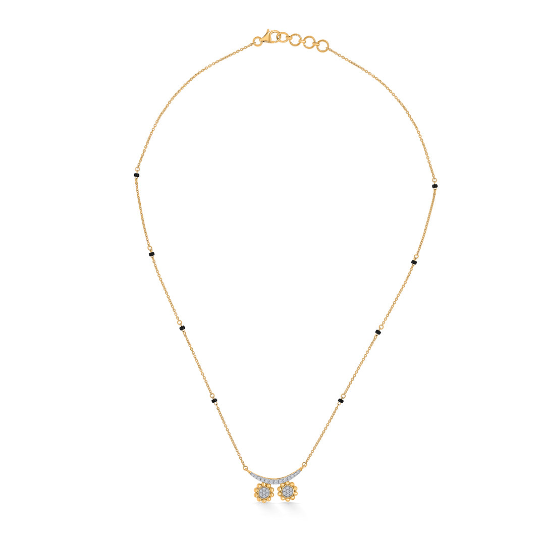 Heritage Wati Gold & Diamond Modern Mangalsutra for Women