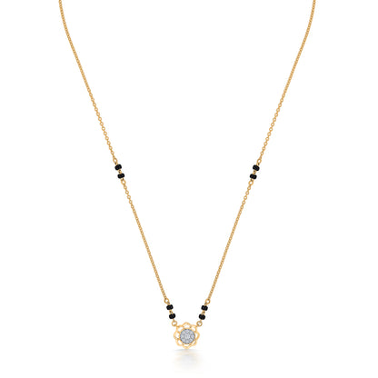 Signature Bliss Gold & Diamond Modern Mangalsutra for Women