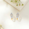 Crystal Quill Gold & Diamond Hoops & Huggies Earring
