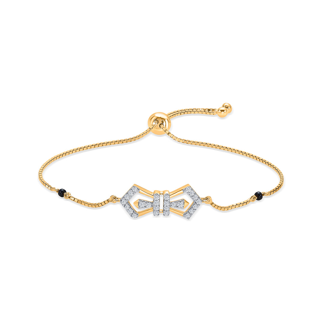 Joyful adornment Gold & Diamond Bracelet For Women
