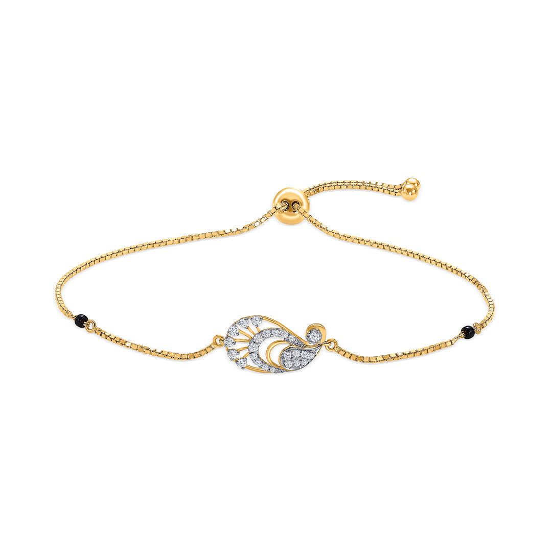 Thread of Grace Gold & Diamond Bracelet For Women