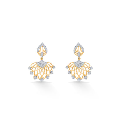 Regal Brilliance Gold & Diamond Drops & Dangler Earring For Women