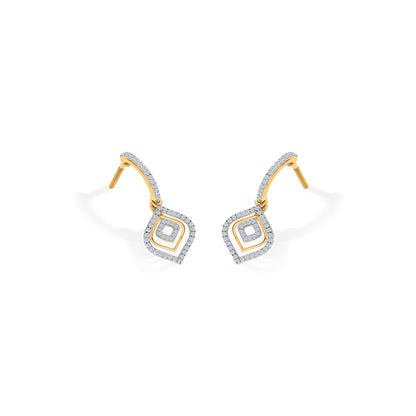 Leafy Gold & Diamond DIA Earring Earring For Women