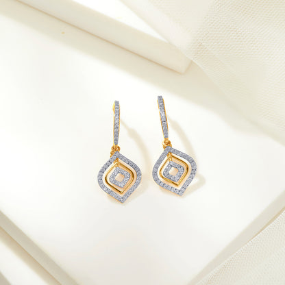 Leafy Gold & Diamond DIA Earring Earring For Women