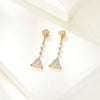 Diora Point Gold & Diamond Drops & Dangler Earring