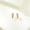 Revolve Gold & Diamond Hoops & Huggies Earring For Women
