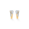Urban Shikha Gold & Diamond Hoops & Huggies Earring