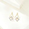 Imperial Glide Gold Dangler Earring For Woman