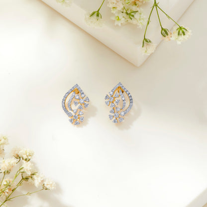 Gold Stud Earring For Woman